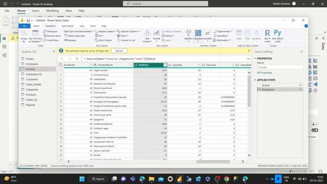 16. Multiply Column By A Standard Value | Multiplication Transformation in Power Query Editor смотреть онлайн