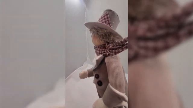 Кукла ручной работы типа Тильда 5 смотреть онлайн