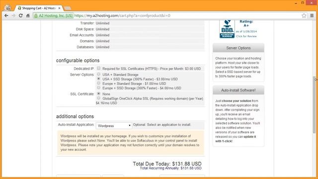 Ordering WordPress Hosting from A2Hosting.com смотреть онлайн