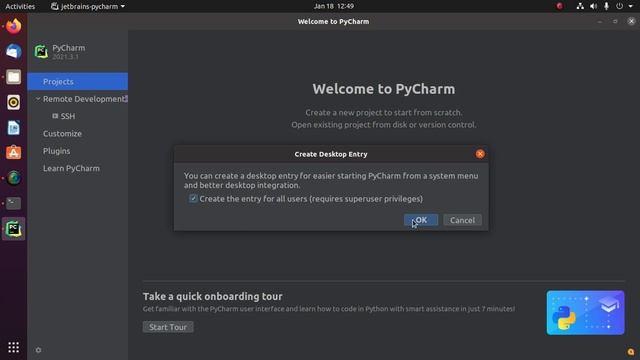 How to Create and Run Python Program in PyCharm Pro | Configure Python Interpreter with Virtualenv смотреть онлайн
