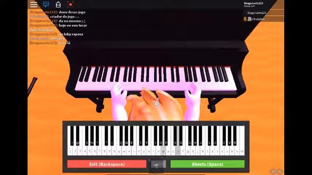 Determination - Toby Fox - Piano Roblox! смотреть онлайн