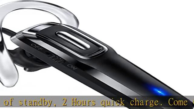 Gixxted Wireless Headset, V5.0 Wireless Handsfree Earpiece with Microphone 14 Hrs Driving Headset 3 смотреть онлайн