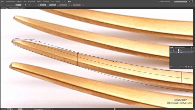 Adobe Illustrator. Векторный фотореализм. Градиентная сетка.Часть 1. (Андрей Панченко, Creativshik) смотреть онлайн