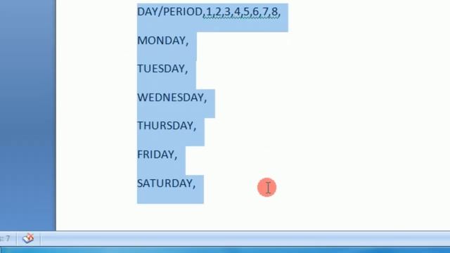 Trick & Tips To Create Class Time Table In Ms Word In Hindi смотреть онлайн