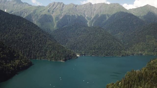 Озеро Рица, Абхазия 4К смотреть онлайн