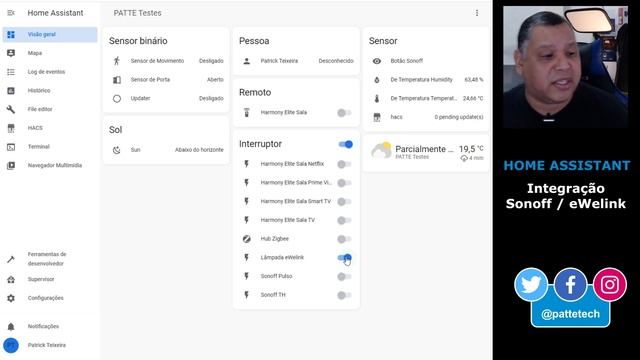 Integração SONOFF / EWELINK - Conheça em detalhes no Home Assistant смотреть онлайн