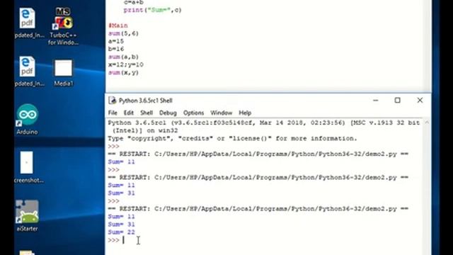 Functions in Python (Part 2) [Passing arguments/parameters to a function] смотреть онлайн