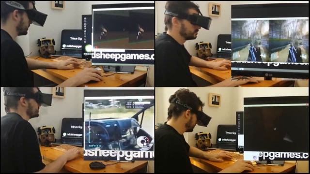 VR HERO Cardboard - Playing with Trinus Gyre смотреть онлайн