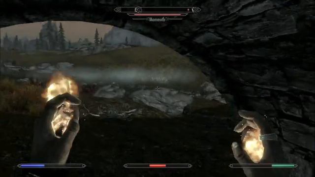 Skyrim: Fighting Mammoths смотреть онлайн
