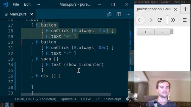 Playing with #PureScript libraries for teaching смотреть онлайн