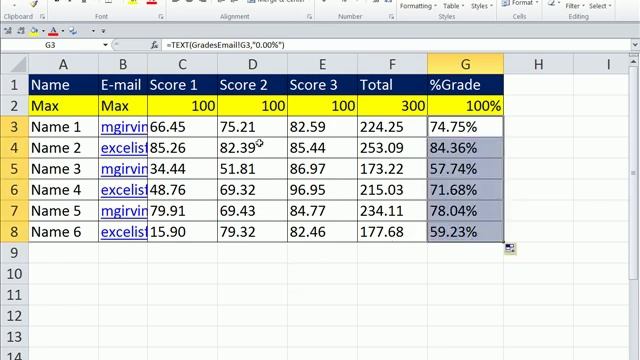 Office 2010 Class 50: Word Letter Mail Merge w Excel Data (Number Format Problem TEXT function Fix) смотреть онлайн