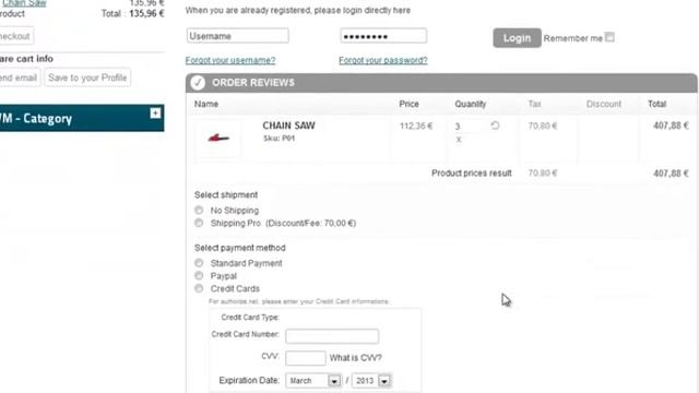 Virtuemart Joomla Plugin One Page Checkout смотреть онлайн
