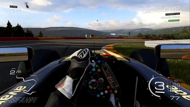 Forza 5 | F1 Gameplay: Lotus E21 Hotlap at Spa [1080p] смотреть онлайн