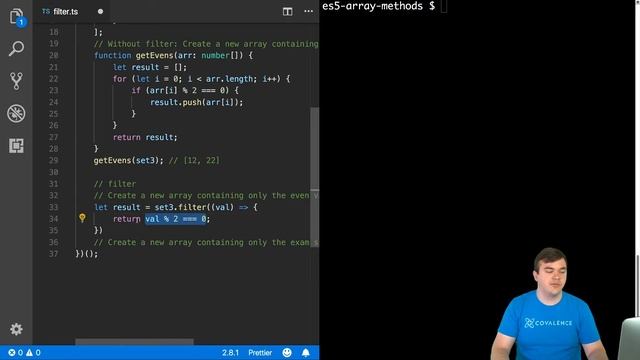 Using the JavaScript filter Array Method смотреть онлайн