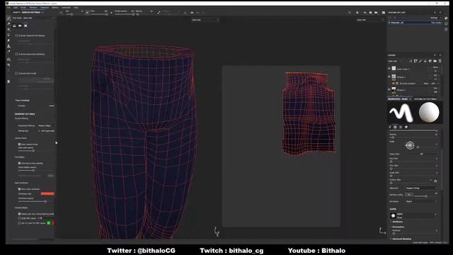 Substance Painter - Turning On Wireframe Overlay Tutorial