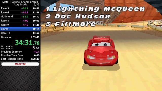 Cars: Mater-National Championship (NDS) Story Mode Speedrun in 1:07:32 [Former World Record] смотреть онлайн