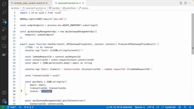 WebSocket e AWS Lambda: Criando a fila do SQS смотреть онлайн