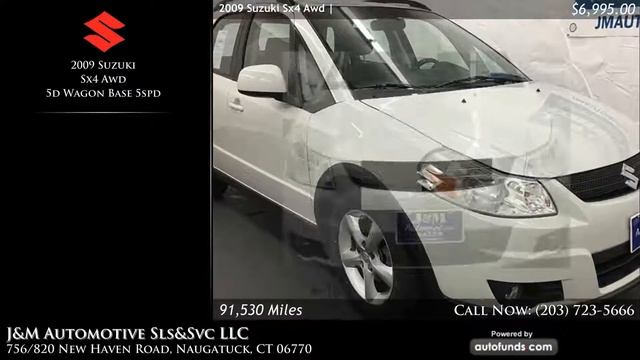 Used 2009 Suzuki Sx4 Awd | J&M Automotive Sls&Svc LLC, Naugatuck, CT - SOLD