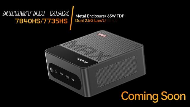 AOOSTAR MAX AMD Ryzen7 7735HS/7840HS Mini PC ミニPC смотреть онлайн