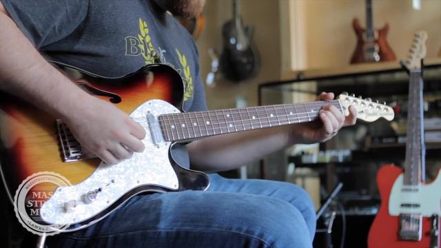 Fender - Deluxe Thinline Telecaster Rosewood - Burst смотреть онлайн