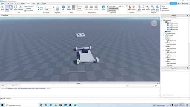 How to Build a Simple Car : Roblox Studio смотреть онлайн