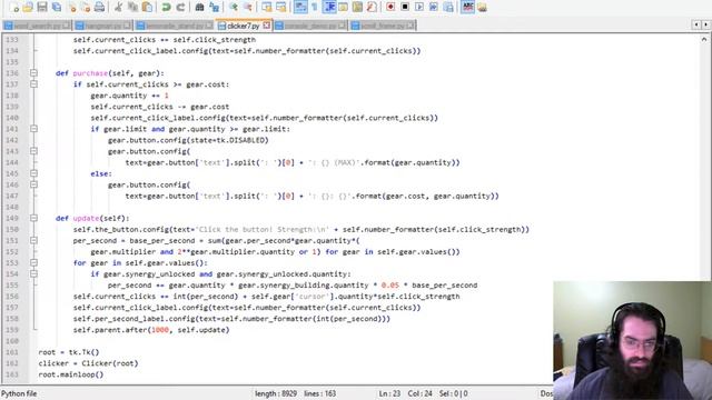 Let's Code Python: Idle Clicker, Part 7 смотреть онлайн