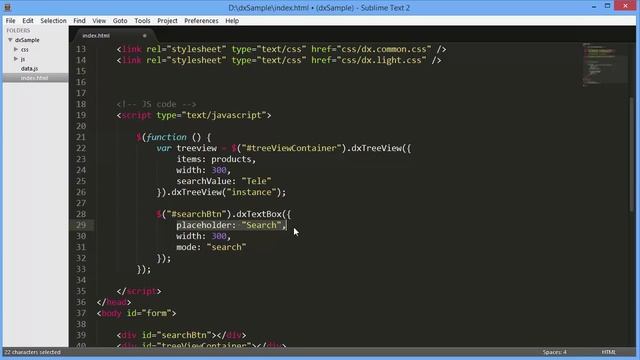 DevExpress DevExtreme: dxTreeView Search Capablities смотреть онлайн