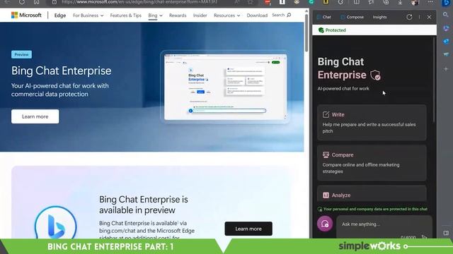 The New Bing Chat Enterprise - Part 1 смотреть онлайн