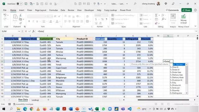 Analytics with Excel: 1. Introduction to Tables and Structured Referencing смотреть онлайн