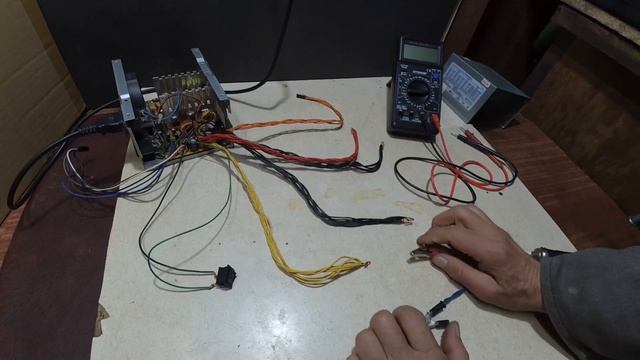 12В из блока питания компьютера. Простая переделка компьютерного БП. Подключаем автокомпрессор.