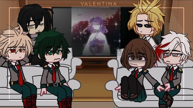 Mha React to Raiden Ei | Raiden Mha AU | gacha club смотреть онлайн