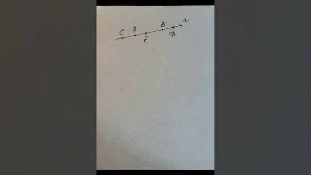 Геометрия. Начала. Аксиомы. Расположение точек на прямой. смотреть онлайн
