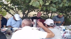 Даргинские песни на гармошке (аккордеон) Исабег Магомедов поёт на лакском языке