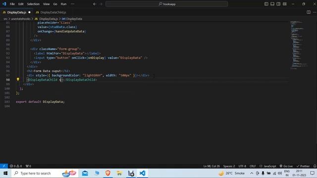 Pass Data from Parent to child component using props in React js In hindi смотреть онлайн