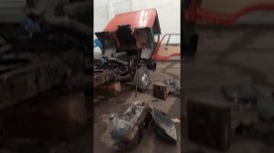 уселение рамы на мерс 814 под манипулятор.