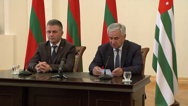 Совместное заявление Р. Хаджимба и В. Красносельского 29.09.17 смотреть онлайн