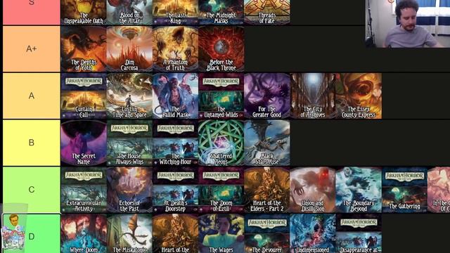 Justin's 2022 Scenario Tier List! (ARKHAM HORROR: THE CARD GAME) смотреть онлайн