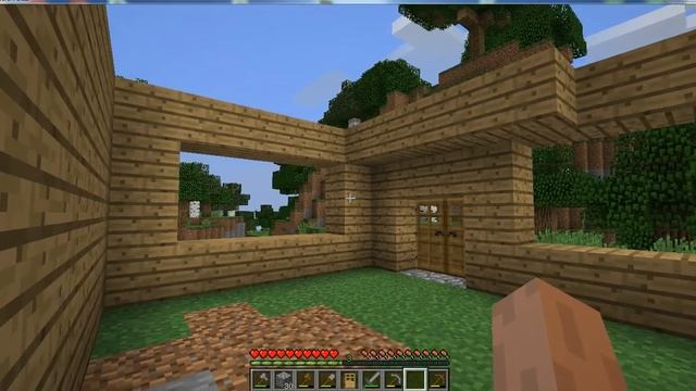 «МАЙНКРАФТ»#2 СТРОИТЕЛЬСТВО ДОМА ? смотреть онлайн