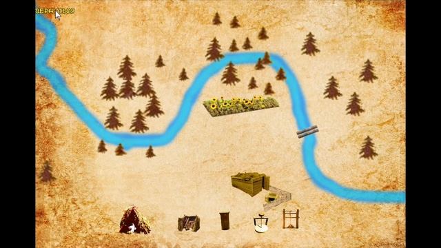 Виртуальная - реальная игра средневековье. Строительство хижины в лесу и глиняная печь №41 смотреть онлайн