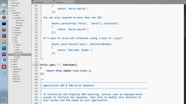 Laravel Tutorial Part 3 - Controllers, Actions, Passing Data and Routing смотреть онлайн