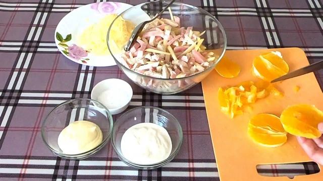 КОКТЕЙЛЬНЫЙ САЛАТ, вкусный рецепт. смотреть онлайн