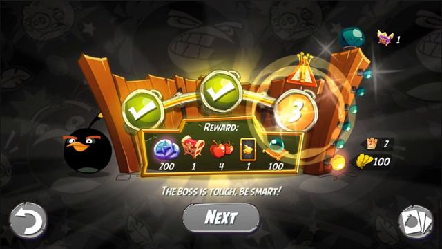 Angry Birds 2 AB2 Daily Challenge Today Silver Slam! 3-3-4 Rooms смотреть онлайн