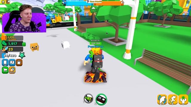 ПЕРЧАТКА БОГА В SKY CITY ROBLOX ?