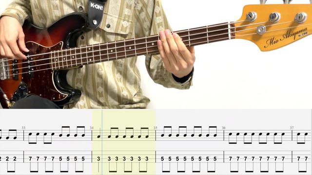 【Mio Model Bass】Don't say "lazy"/BASS TAB/けいおん!/秋山澪Modelベース/K-ON cover смотреть онлайн