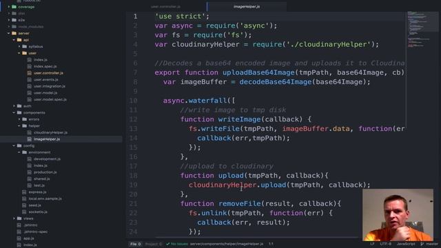 JS Web Apps - cloudinary - backend - save смотреть онлайн