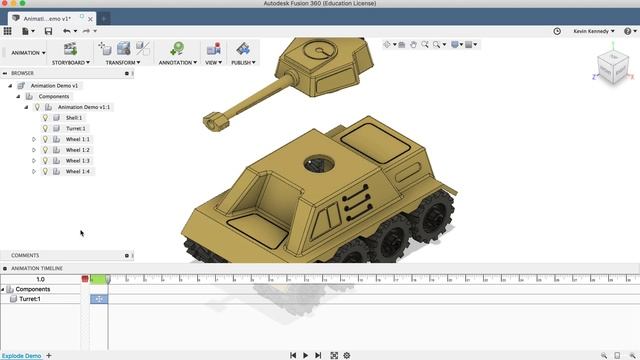 How to use the Fusion 360 Animation Workspace - Learn Autodesk Fusion 360 in 30 Days: Day #30 смотреть онлайн