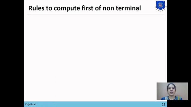 Lecture 11 Compiler design Unit 3part 4 Example on how to find first in LL1 смотреть онлайн