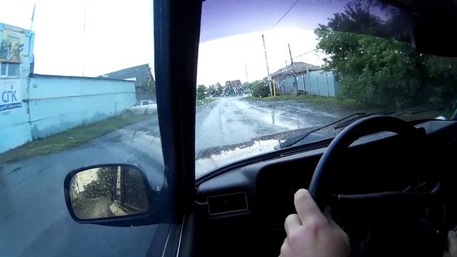 Пока все спят. 5 утра после дождя из города. Ишим 07.07.22. Ваз 2107 Хорошо полило смотреть онлайн