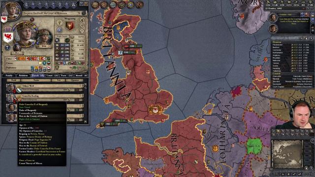 Sips Plays Crusader Kings II (13/8/18) #24 - Claim West Francia смотреть онлайн