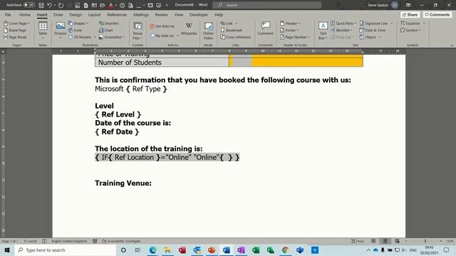 Fill in Forms that auto update in Microsoft Word. Auto Update смотреть онлайн